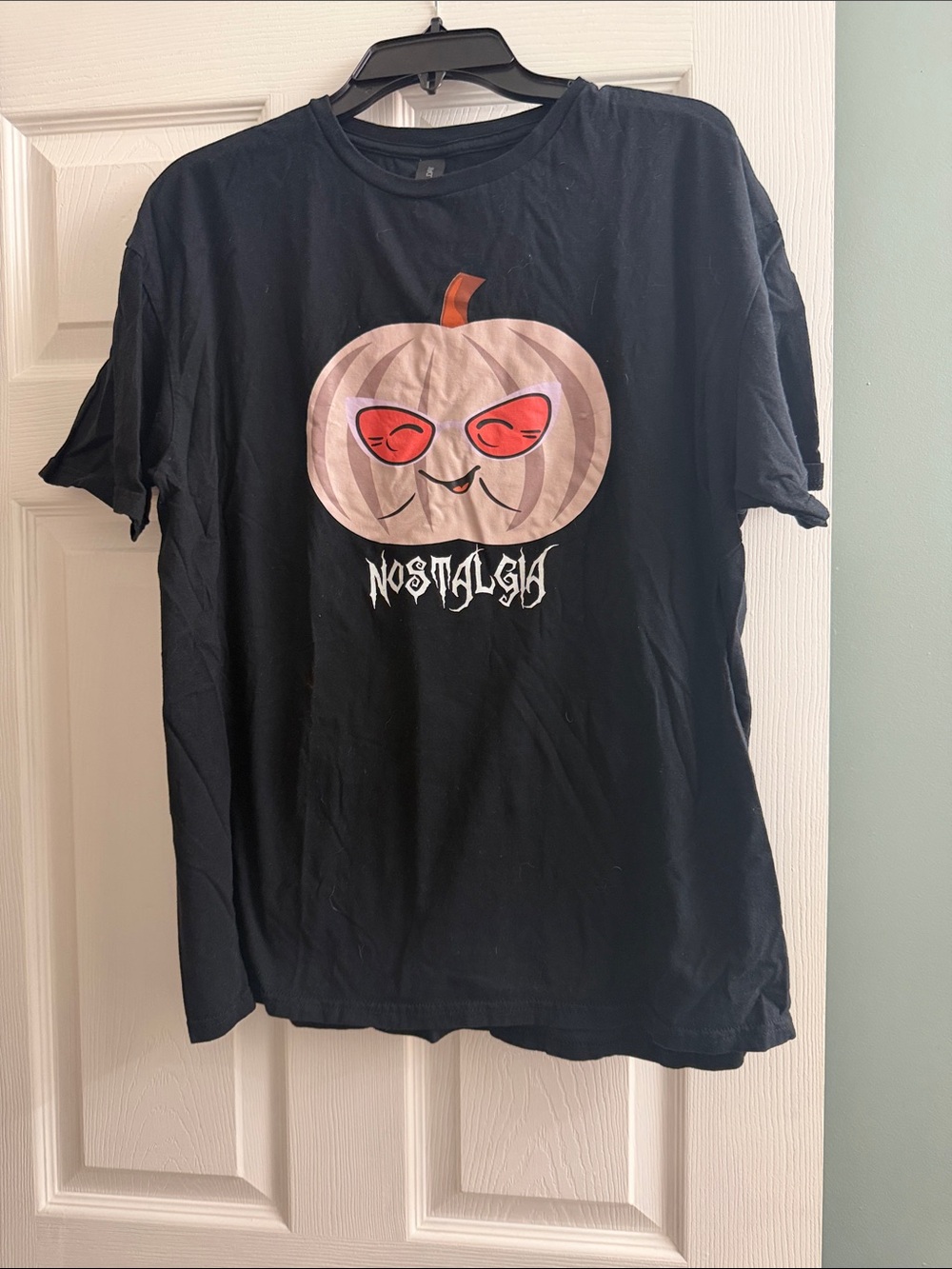 Nostalgia Women’s Black Pumpkin Graphic Tee